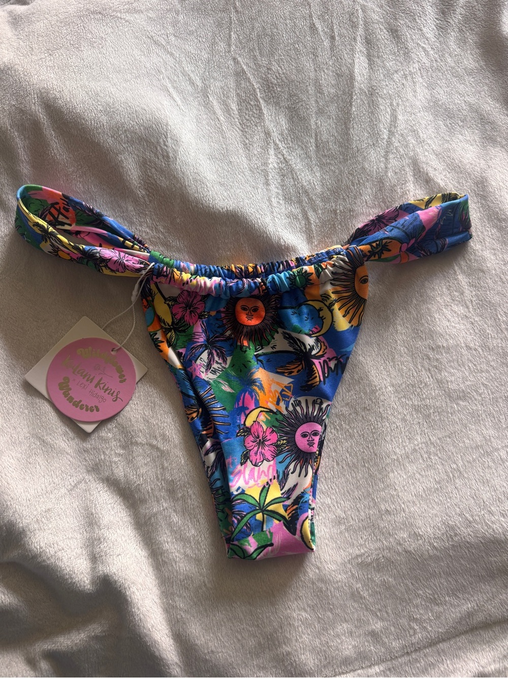 Kulani Kinis Multicolor Sun & Floral Bikini Bottoms